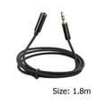 thumbnail image 2 of Yucurem 3.5mm Port Audio Extension Cord Jack Male To Female Headphone Cable (1.8m), 2 of 10