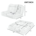 thumbnail image 5 of 18-Position Adjustable Fold-Out Double Sofa Bed, Pink Guest Bedroom Solution with Space-Saving Design & Full-Size Comfort for Home or Apartment, 5 of 5