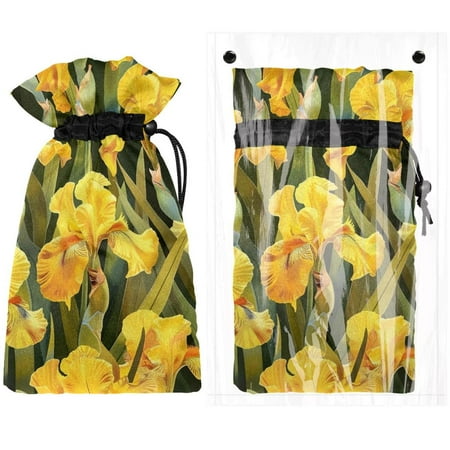 

Josid Floral Pattern Reusable Outdoor Faucet Insulation Covers Waterproof and Freeze-Resistant Spigot Protector Bags 2 Pack 11 x 6.9