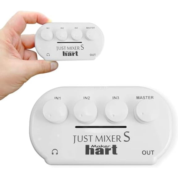 JUST Mixer S Portable 3 Channels Stereo IN Mini Audio Mixer/2 Stereo Output/Battery/USB Power/3C Device$$Musical Instruments