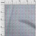 thumbnail image 1 of oneOone Viscose Jersey Fabric Leaves & Floral Block Printed Craft Fabric BTY 60 Inch Wide, 1 of 4