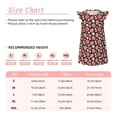 thumbnail image 3 of Balery Strawberry Camisón de princesa para niñas, pijama de algodón con mangas abullonadas, suave y bonito.-Medium, 3 of 6