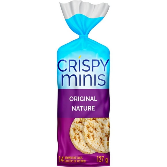 Quaker Crispy Minis Original Large Brown Rice Cakes, 127g