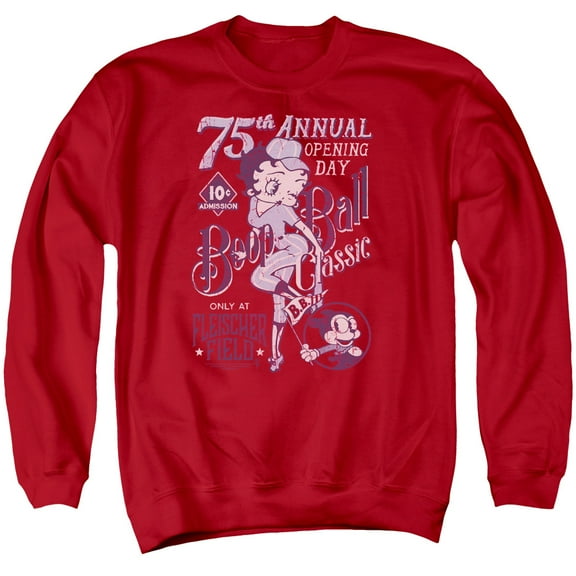 Betty Boop - Boop Ball - Crewneck Sweatshirt - Small