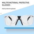 thumbnail image 4 of Protective Safety Glasses, Safety Goggles Professional Lightweight Waterproof Splash Proof Windproof  for Sports for Work, 4 of 7