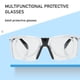 thumbnail image 4 of Gafas de seguridad ANGGREK Gafas de Protección Para Los Ojos Profesionales Livianas de Medio Marco A Prueba de Viento, 4 of 7
