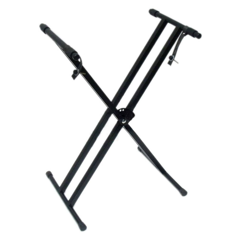 Dualtube XShape Keyboard Stand Black