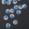thumbnail image 3 of 100 pestañas de 10 mm, ojos saltones y móviles para juguetes, manualidades y decoración (azules), 3 of 7
