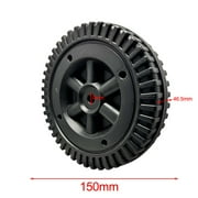 For Durable 6-inch BBQ grill wheels (with/without cap) - 2-pack, Easy to move