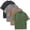 Black+light Gray+coffee+army Green, variant on Mens Oversized T Shirts 4 Pcs Crew Neck Casual Basic Tops Vintage Acid Wash Loose Vintage Shirt