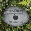 Teacher Gift - Personalized Teachers Apple Garden Stone