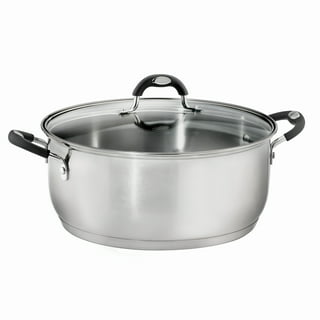 Palm Restaurant Cookware Stainless Steel 2 Quart 2 Handle Pot With Lid