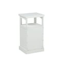 thumbnail image 6 of Linon Serenity Demi Bathroom Cabinet, White, 6 of 22