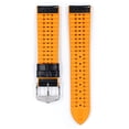 thumbnail image 2 of Hirsch Andy Leather Watch Strap - Orange - L - 24mm - Natural Rubber, 2 of 9
