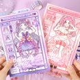 thumbnail image 2 of Nuevas pegatinas de juego de conmutación Core Mo Shao para mujeres, pegatinas de cambio de maquillaje de princesa, libro de juegos para niños pequeños, 2 of 5