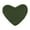 Army Green, variant on Taotanxi Heart Coasters,Mint Green Plush Mat, Valentines Drink Accessories for Home Restaurant Tea Coffee Bar Decoration