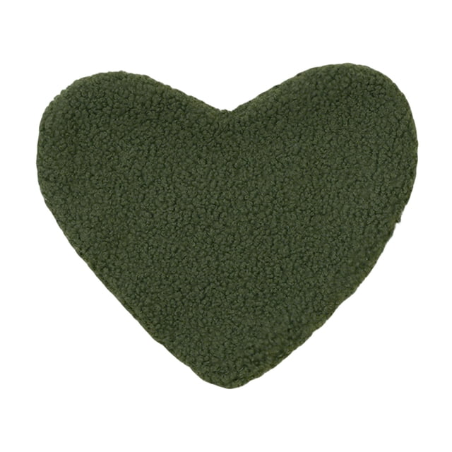 Teddy Loves Saucer Insulated Placemat, 19x16cm White Polyester Velvet Coaster Mat for Table Decoration Photo Props