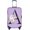 Flower Letter A, variant on Flower Letter B Purple Luggage Cover Elastic Washable Stretch Suitcase Protector Anti-Scratch Travel Suitcase Cover for Kid and Adult M (22-24 inch suitcase)