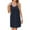 Navy, variant on Sevevn Fashion Women's Summer Casual Round Neck Sleeveless Solid Beach Sundresses Boho Dress Mini Dresses