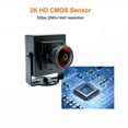 thumbnail image 3 of 160 Degree Wide Angle 1.8mm Fisheye 2K HD PC Webcam Plug & Play 30fps 2560x1440 High Speed Video Live Computer Camera, 3 of 6