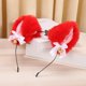 thumbnail image 1 of Horquilla con lazo para el pelo con orejas de gato, diadema con orejas de animal femenino, accesorios para tocado de gato, diadema con orejas de gato, fácil de usar, material duradero, 1 of 6