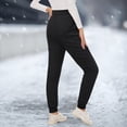 thumbnail image 5 of Sngxgn Women's Wide Leg Sweatpants Fall Casual High Wasited Pants(BK1,XXL), 5 of 9