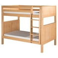 thumbnail image 2 of Camaflexi Twin over Twin Bunk Bed - Panel Headboard - Natural Finish, 2 of 10