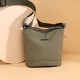 thumbnail image 3 of HUISZJ Nylon Crossbody Bag, Messenger Bag with Adjustable Shoulder Strap, Casual Crossbody Purse for Work Travel Outdoor (Green), 3 of 9