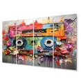 thumbnail image 2 of Designart "Cassette Tapes Faded harmonies I" Music Wall Art Prints Set, 2 of 5