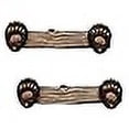thumbnail image 3 of BLACK FOREST DECOR Poignée d'Armoire en Résine Patte d'Ours - Ensemble de 2, 3 of 4