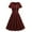 Wine, variant on RYDCOT Elegant Dresses for Women Wedding Guest Women's 1950s Vintage Audrey Hepburn Style Cocktail Swing Dresses Rockabilly Prom Midi Dress on Clearance