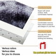 thumbnail image 5 of Alfombra Shaggy para salón, diseño moderno, pelo alto, redonda, antideslizante, para interior, decoración moderna, ultrasuave, alfombras de felpa para habitación, dormitorio, guardería, (gris oscuro,, 5 of 5