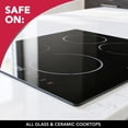 thumbnail image 3 of Weiman Placa de cocina de cer&aacute;mica y vidrio, 10 onzas, kit de limpiador diario para estufa, 12 onzas, paquete de limpieza de inducci&oacute;n de vidrio para limpieza de alimentos quemad, 3 of 9