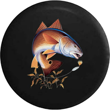 Trout Walleye Fishing Lake Lure Spare Tire Cover fits Jeep RV 31 (Best Trout Lures For Lakes)
