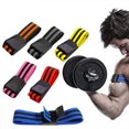 thumbnail image 5 of Blood Flow Restriction Bands , Occlusion Bands for Workouts, Fabric Resistance Bands for Legs - pink black stripes, 5 of 5