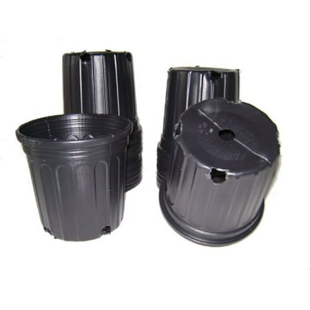 - 50 NEW Plastic Nursery 1 Gallon Trade POT ~ Holds 0.66 Gal