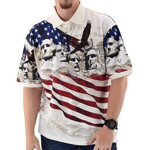 Mount Rushmore Mens Polo Shirt - Walmart.com