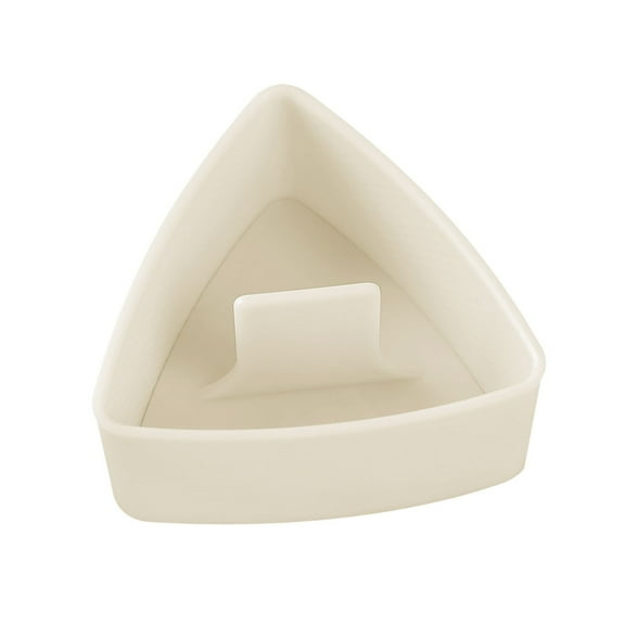 CSSJKYJ Rice Ball Maker Press Large Triangle Rice Mold, Japanese Sushi Making Kit for Lunch Bento Beige
