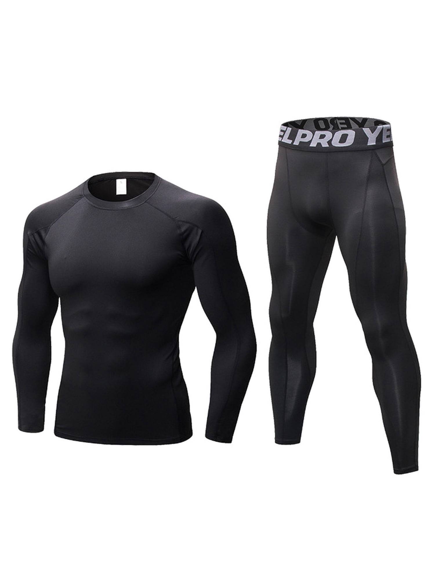 Mens Compression Baselayers Long Pants Gym Running Workout Sports Quick Drying 