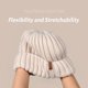 thumbnail image 2 of Gorro de invierno FURTALK de punto grueso con forro polar grueso para mujer, 2 of 8