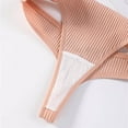 thumbnail image 4 of Seductiva Women Clothing Women's Thong Underwear Cotton Thong Seamless Sports Style Fashion Briefs for Women Underwear Soft Strech Ladies Breathable, 4 of 6