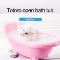 thumbnail image 3 of Hamster Bathtub Plastic Cooling Bed Small Animal Ice Bath Container Easy Clean Basin Anti-Spill Pet Cleaning Supplies, 3 of 8