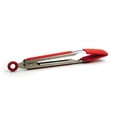 thumbnail image 2 of SQUARE SILICONE TIP TONGS - 9IN - RED, 2 of 3