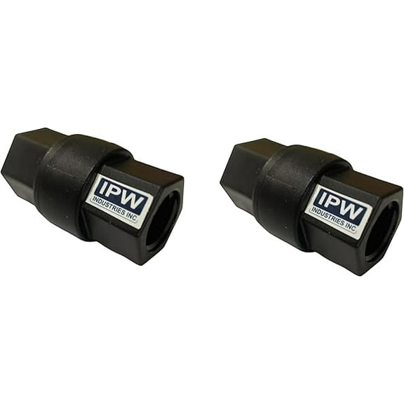 SMC (6870090) 687 Series PVC NSF Check Valve ; 3/4"FNPT x 3/4"FNPT Buna - 2 Pack