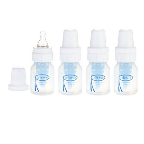 Dr. Brown's Natural Flow Bottle w/ Preemie Nipple 2oz 2pk Walmart