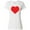 AA-White, variant on Inktastic Red Heart Women's T-Shirt