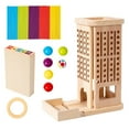 thumbnail image 2 of Juego de mesa de madera Matemáticas Toyes educativos 40 Coloridos palitos coloridos Juego de palos de madera Juego preescolar para niños Adultos Idea, 2 of 9