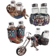 thumbnail image 6 of Urbalabs Western Armadillo, Barrel, Cowboy Boots Salt and Pepper Shaker Caddy Farmhouse Dinner Table Kitchen Ranch Decorations Rustic Cowboy Decor Hand Painted (Armadillo), 6 of 7
