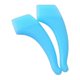 thumbnail image 4 of 2 piezas de ganchos de silicona antideslizantes para las orejas de las gafas, soporte para la punta de la patilla Azul blanco, 4 of 9