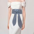thumbnail image 6 of Milageto Women Waist Belt Adjustable Dress Corsets Waistband for Clothes Skirt Ladies Gray, 6 of 8